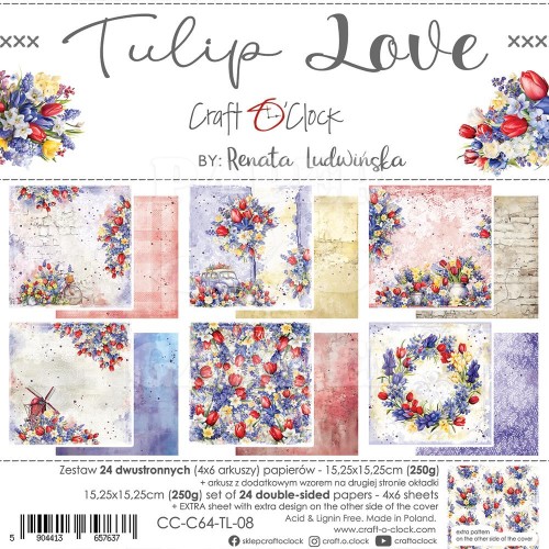TULIP LOVE - 6 x 6